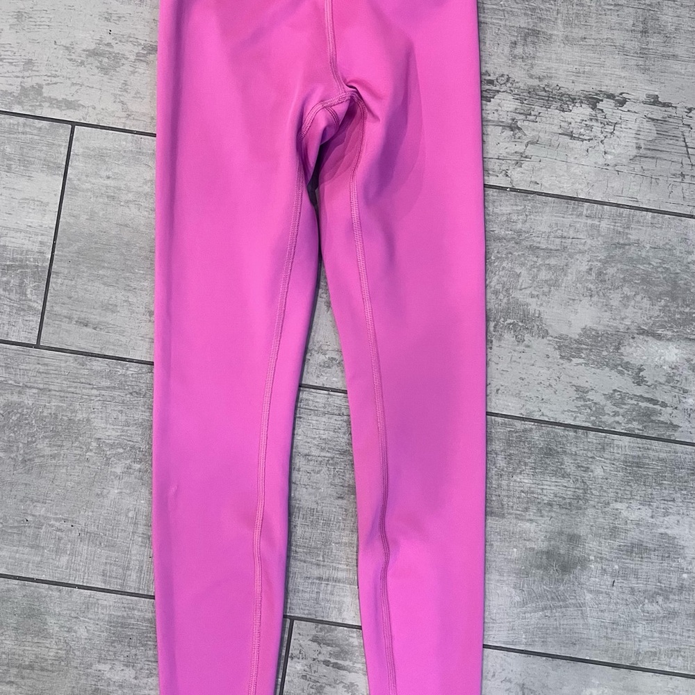 Alo Yoga Women's/Tween Pink Leggings Hot pink - Picture 2 of 4